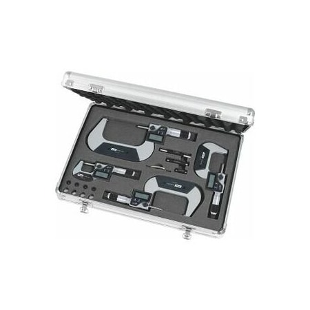 Holex Digital External Micrometer Set, Measuring Range: 0-100 mm 421496 0-100
